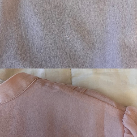 Forever New Danielle Pintuck Detail Blouse 10 Rose Smoke - Picture 13 of 13